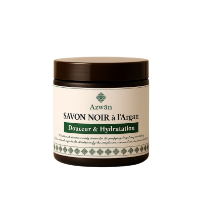 Savon Noir à l’Argan – Douceur & Hydratation